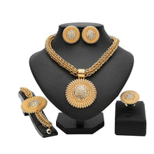 Load image into Gallery viewer, Fashion Trendy Nigerian Wedding African Beads Jewelry Sets
