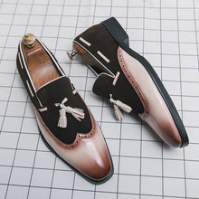 Load image into Gallery viewer, Men Shoes Fashion Pointed Leather Shoes, Casual and Luxury Brand
