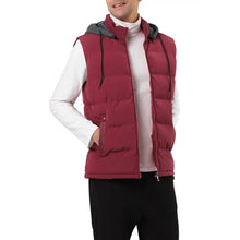 Load image into Gallery viewer, Men&#39;s Winter Hooded Sleeveless Padded Vest Down Jackets
