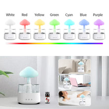 Load image into Gallery viewer, Mushroom Rain Electric Aroma Diffuser Colorful Night Light
