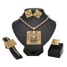 Load image into Gallery viewer, Fashion Trendy Nigerian Wedding African Beads Jewelry Sets
