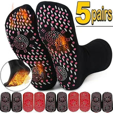 Load image into Gallery viewer, Tourmaline Self-Heating Socks Winter Warm Thermal Health Care Socks
