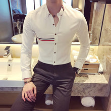 Load image into Gallery viewer, Brand Clothing Male Spring High Quality Long Sleeve Shirts
