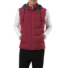 Load image into Gallery viewer, Men&#39;s Winter Hooded Sleeveless Padded Vest Down Jackets
