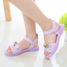 Load image into Gallery viewer, Girls Sandals Hollow Bow Flowers Cute Children Fashion Princess Casual Shoes
