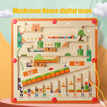 Load image into Gallery viewer, Children Wooden Magnetic Color and Number Maze Learning Education Toys
