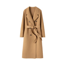 Load image into Gallery viewer, Winter New Cashmere Coat Women&#39;s Classic Double-breasted
