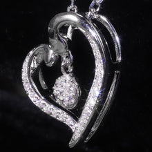 Load image into Gallery viewer, BALLET Fine Gold Jewelry Natural Real Heart Diamond 9K 10K 14K 18K
