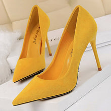 Load image into Gallery viewer, New Women Pumps Suede High Heels Shoes
