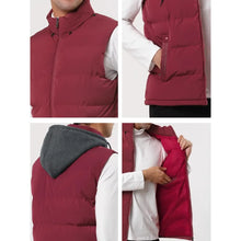 Load image into Gallery viewer, Men&#39;s Winter Hooded Sleeveless Padded Vest Down Jackets
