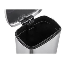 Load image into Gallery viewer, Qualiazero 13.2 Gallon Trash Can, Rectangular Step On Kitchen Trash Can, Silver
