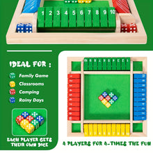 Load image into Gallery viewer, Game, Wooden Board Dice Games for Adults and Kids 2-4 Players
