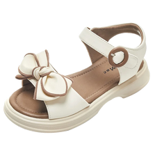 Load image into Gallery viewer, Girls Bowtie Sandals Sweet Princess Classic Simple Children Sandals
