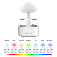 Load image into Gallery viewer, Mushroom Rain Electric Aroma Diffuser Colorful Night Light
