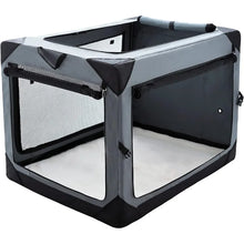 Load image into Gallery viewer, Petty care 36 Inch Collapsible Crate for Large Dogs, 4-Door Foldable
