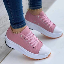 Load image into Gallery viewer, Women Sneakers Walking Shoes Soft Fashion Lace-Up
