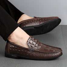 Load image into Gallery viewer, Genuine Leather Men&#39;s Loafers Slip On Casual Footwear
