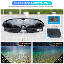 Load image into Gallery viewer, HD High Contrast UV400 Polarized Cycling Glasses Men Women
