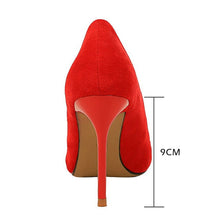 Load image into Gallery viewer, New Women Pumps Suede High Heels Shoes
