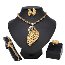 Load image into Gallery viewer, Fashion Trendy Nigerian Wedding African Beads Jewelry Sets
