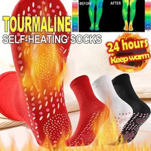 Load image into Gallery viewer, Tourmaline Self-Heating Socks Winter Warm Thermal Health Care Socks
