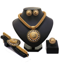 Load image into Gallery viewer, Fashion Trendy Nigerian Wedding African Beads Jewelry Sets
