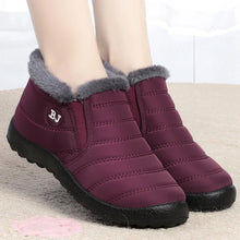 Load image into Gallery viewer, Women Shoes, Stylish Fur Winter Sneakers Keep Warm Vulcanize Shoes
