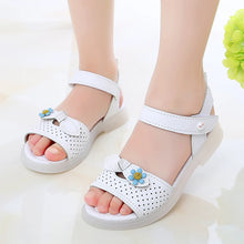 Load image into Gallery viewer, Girls Sandals Hollow Bow Flowers Cute Children Fashion Princess Casual Shoes
