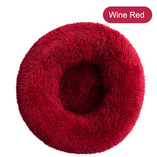 Load image into Gallery viewer, Donut Cat Bed Round Plush Pet Bed for Cats Dogs
