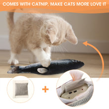 Load image into Gallery viewer, Cat Kicker Fish Toy USB Electric Realistic Catnip Kicker Toy
