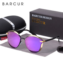 Load image into Gallery viewer, BARCUR Fashion Polarized Women Sunglasses Round Sun Glass Ladies Lunette De Soleil Femme - sunnydayhomedecorboutique
