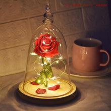Load image into Gallery viewer, Valentine Gifts Beauty and The Beast Preserved Roses In Glass Forever Eternal Rose Flowers Wedding Valentine Gift for Girlfriend
