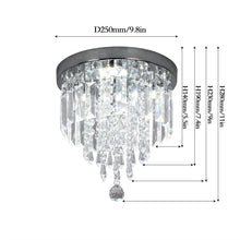 Load image into Gallery viewer, Luxury 2 Layer K9 Crystal LED Ceiling Lamps For Living Room Indoor Chandelier Lights - sunnydayhomedecorboutique
