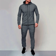 Load image into Gallery viewer, 2 pieces Autumn Running tracksuit men Sweatshirt Sports - sunnydayhomedecorboutique
