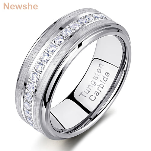 New she, Men's Promise Wedding Band Tungsten Carbide Rings - sunnydayhomedecorboutique