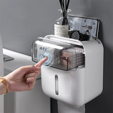 Load image into Gallery viewer, Toilet Paper Roll Holder Creative Waterproof Storage Box Towel Holder Tray Tissue Box
