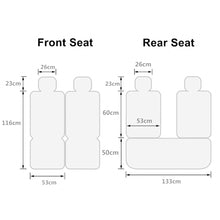 Load image into Gallery viewer, Car Seat Covers Pu Leather Seats Cover Full Set Seat Cushion Cover Front Rear Seat Cover Universal SUV Trucks - sunnydayhomedecorboutique
