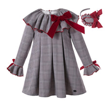 Load image into Gallery viewer, Pettigirl 2022 Winter Kids Christmas Luxury Designer Brithday Party Princess Short Dress Clothing for Toddler Girl Clothes 2-14Y - sunnydayhomedecorboutique
