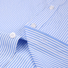 Load image into Gallery viewer, Classic French Cuffs Striped Dress Shirt Single Patch Pocket
