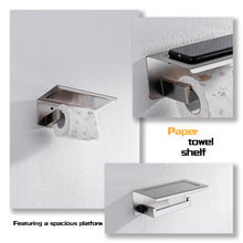 Load image into Gallery viewer, Bathroom Hardware Set Bathroom Accessories Black Robe Hook Towel
