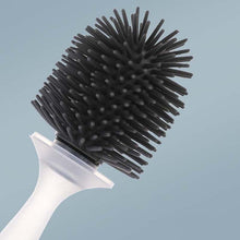 Load image into Gallery viewer, Silicone Toilet Brush For WC Accessories Add Detergent Toilet Brush Wall-Mounted
