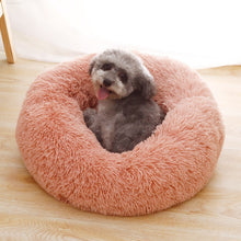 Load image into Gallery viewer, Donut Dog Bed Warm Soft Long Plush Pet Cushion - sunnydayhomedecorboutique
