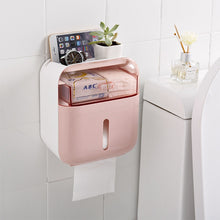 Load image into Gallery viewer, Toilet Paper Roll Holder Creative Waterproof Storage Box Towel Holder Tray Tissue Box
