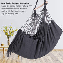 Load image into Gallery viewer, Outdoor Indoor Hanging Hammock Chair Swing Camping Garden Load 150KG - sunnydayhomedecorboutique
