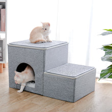 Load image into Gallery viewer, Cat Tree Toy Condo Cat Climbing Tower Multi-layer
