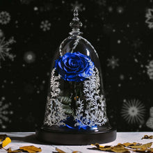 Load image into Gallery viewer, Valentine Gifts Beauty and The Beast Preserved Roses In Glass Forever Eternal Rose Flowers Wedding Valentine Gift for Girlfriend
