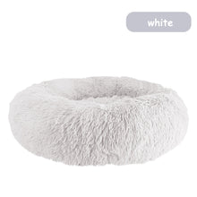 Load image into Gallery viewer, Donut Dog Bed Warm Soft Long Plush Pet Cushion - sunnydayhomedecorboutique
