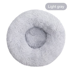 Load image into Gallery viewer, Donut Cat Bed Round Plush Pet Bed for Cats Dogs
