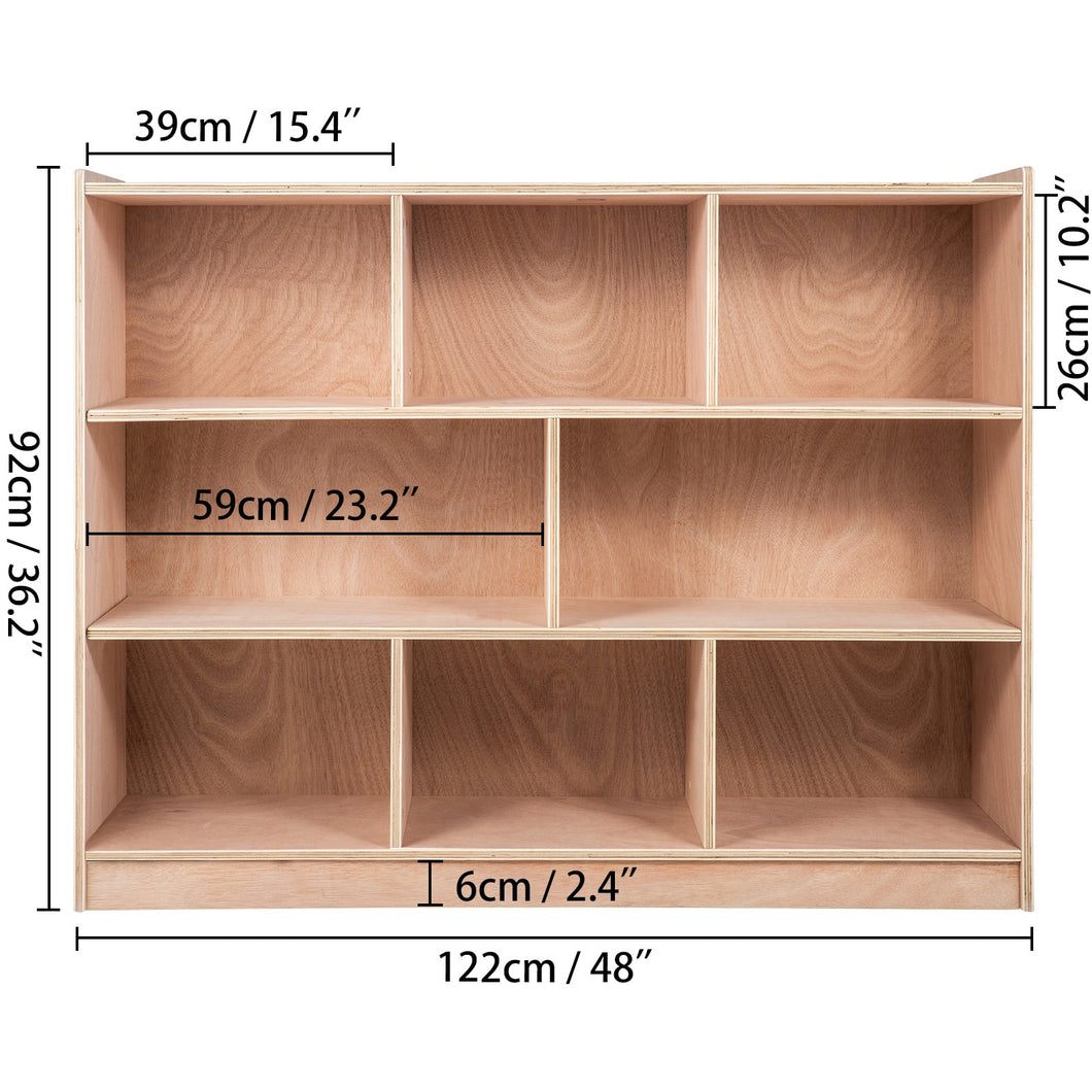 VEVOR Classroom Storage Cabinet School Storage Shelves 8-Section