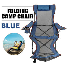 Load image into Gallery viewer, Outdoor Folding Chair Backrest With Footrest Bed Nap Chair - sunnydayhomedecorboutique
